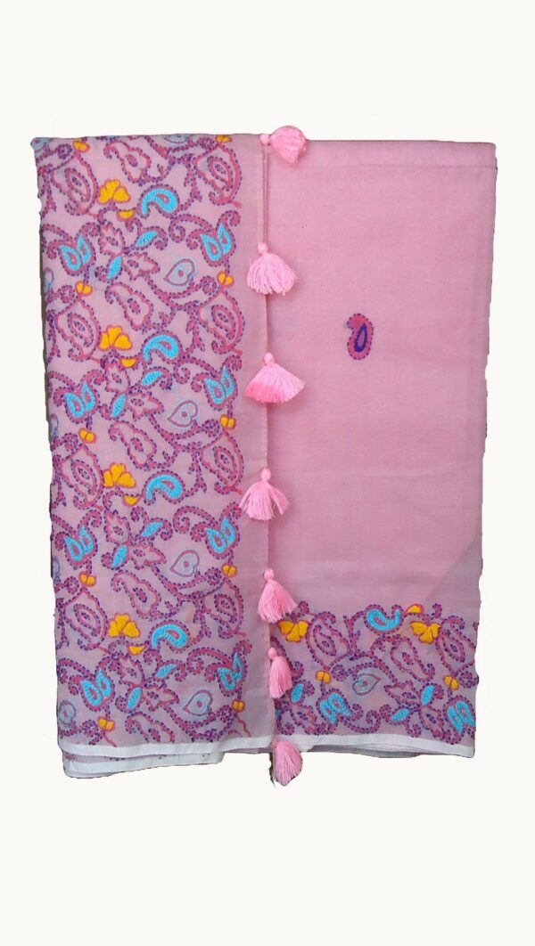 Half silk saree handi craft.bd brand clothing